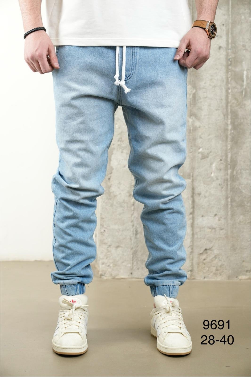 Light Blue Rugged Jeans