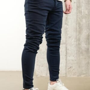 Dark Blue Slim Fit Stretch Jeans