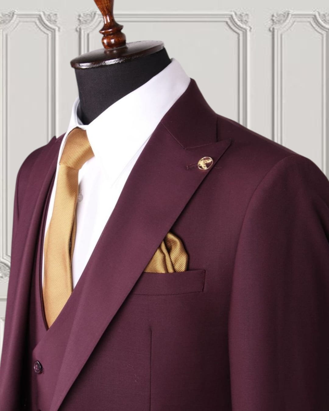 Coffee Brown Velvet Sherwani