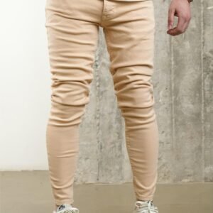 Dark Mocha Ribbed Slim Pants