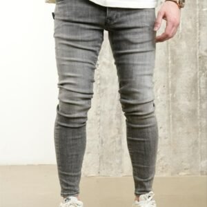 Deep Blue Textured Jeans