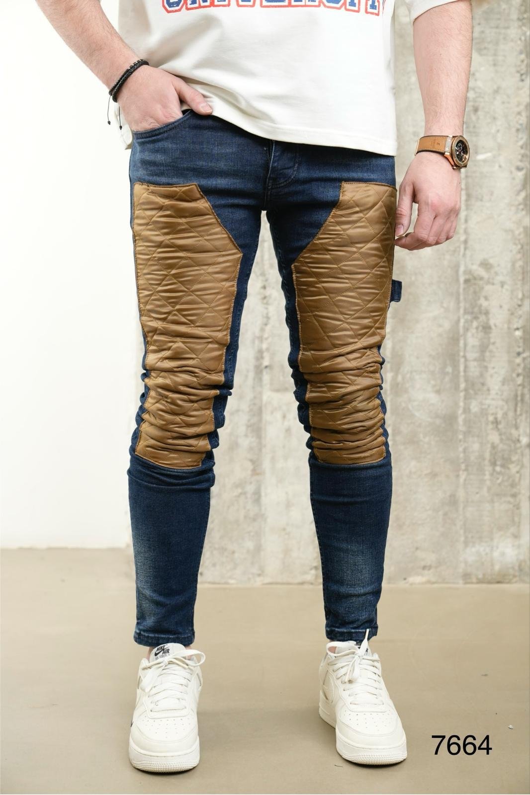 Navy Blue Casual Jeans