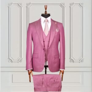 Pink Formal Blazer Suit