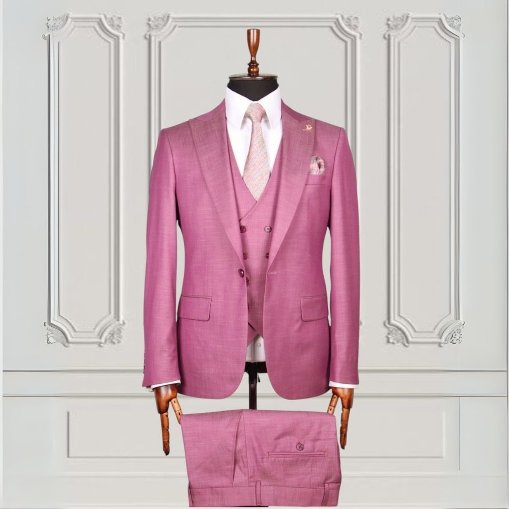 Pink Formal Blazer Suit