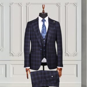 Sky Blue Embroidered Suite