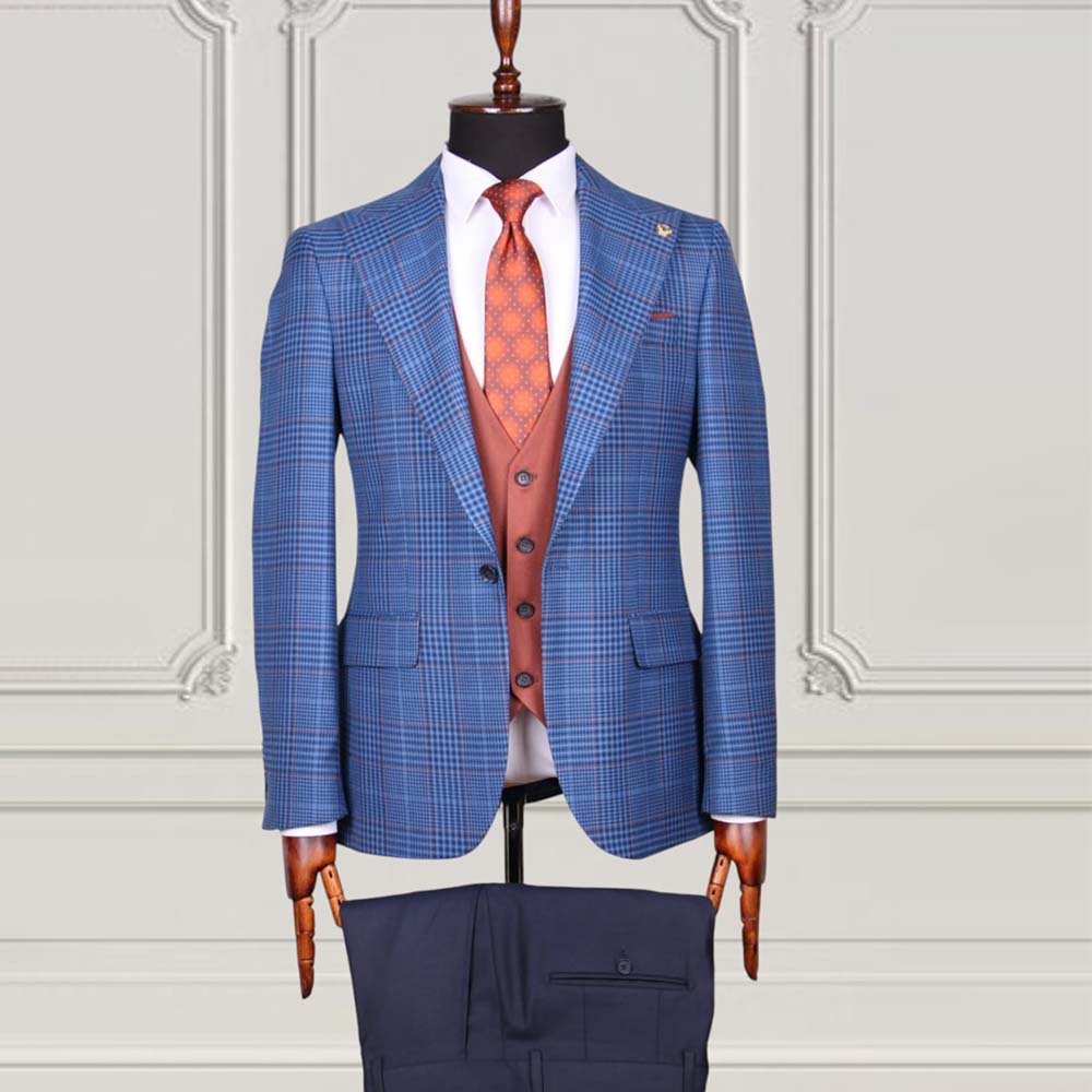Royal Blue Modern Fit Suit