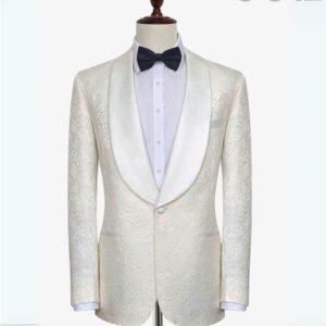 Textured Navy Wedding Suit