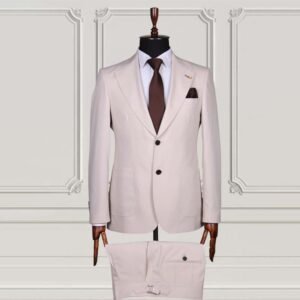 Off-White Floral Suit Set